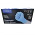 Puderfreie Nitrilhandschuhe in Blau mit 374-5- und CE 0075-Zertifizierung (Karton mit 100 Stück) - Größe: L - 